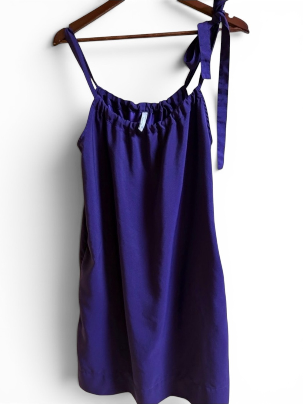 Old Navy Deep Purple Tie Shoulder Bow  Dress Size S Small Pre-Loved CuTe!!!